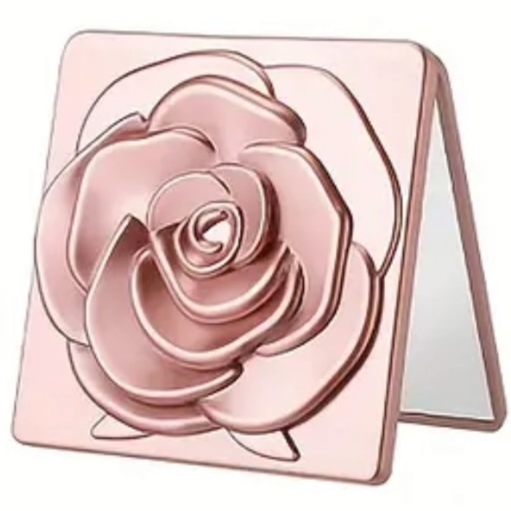 Rose Gold Compact Mirror